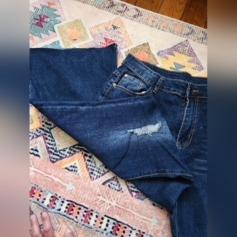 Womens wide leg jean - Picture 5 of 7